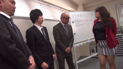 爆乳尻ベロちゅうザーメンぶっかけ豊満女社長 高城彩